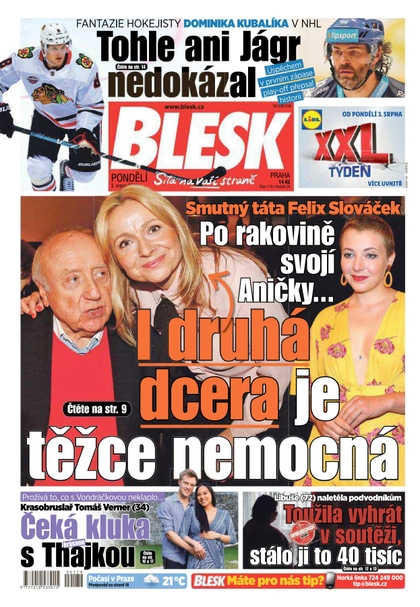 E-magazín Blesk - 3.8.2020 - CZECH NEWS CENTER a. s.