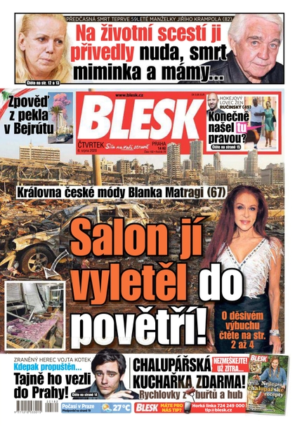 E-magazín Blesk - 6.8.2020 - CZECH NEWS CENTER a. s.