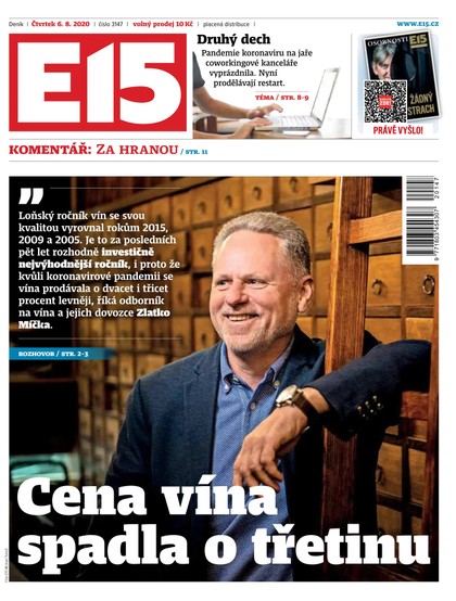 E-magazín E15 - 6.8.2020 - CZECH NEWS CENTER a. s.