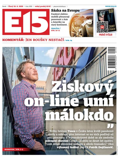 E-magazín E15 - 18.8.2020 - CZECH NEWS CENTER a. s.