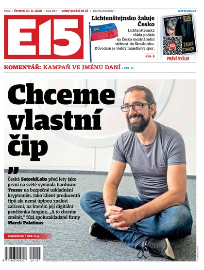 E-magazín E15 - 20.8.2020 - CZECH NEWS CENTER a. s.