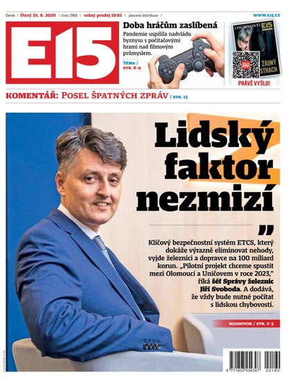 E-magazín E15 - 25.8.2020 - CZECH NEWS CENTER a. s.