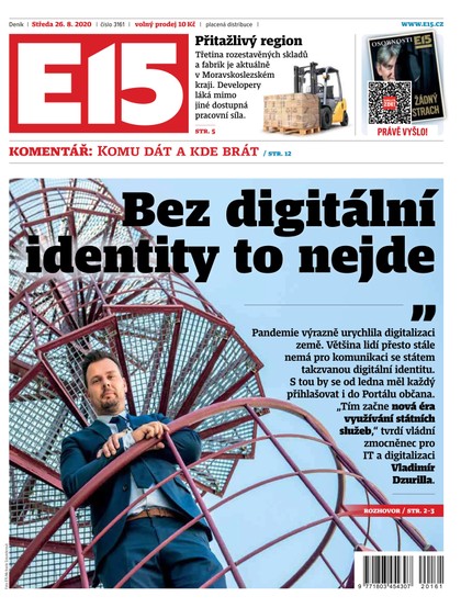 E-magazín E15 - 26.8.2020 - CZECH NEWS CENTER a. s.