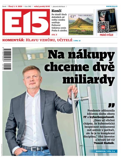 E-magazín E15 - 1.9.2020 - CZECH NEWS CENTER a. s.