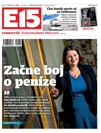 E-magazín E15 - 2.9.2020 - CZECH NEWS CENTER a. s.