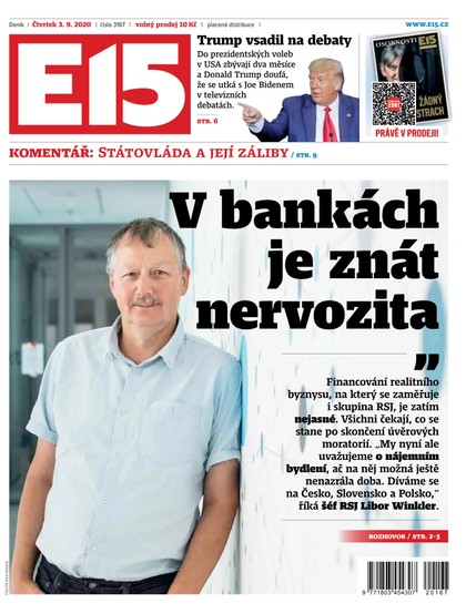 E-magazín E15 - 3.9.2020 - CZECH NEWS CENTER a. s.