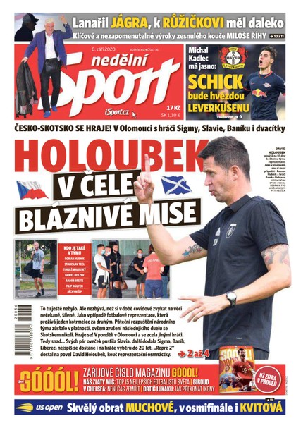 E-magazín Nedělní Sport - 6.9.2020 - CZECH NEWS CENTER a. s.