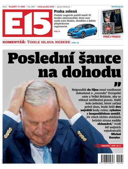 E-magazín E15 - 7.9.2020 - CZECH NEWS CENTER a. s.