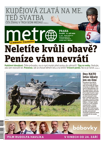 E-magazín METRO - 21.9.2020 - MAFRA, a.s.