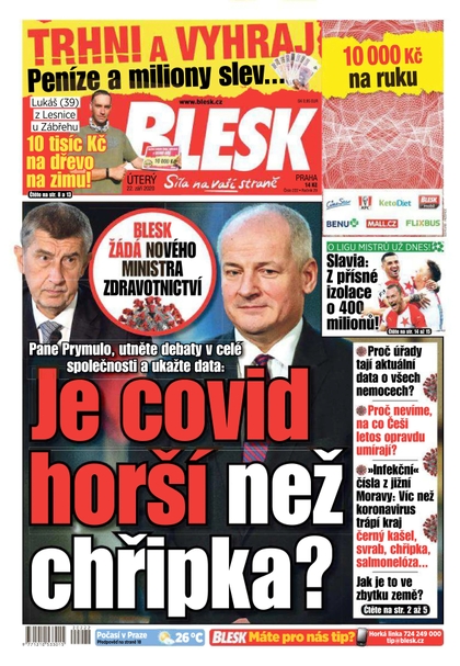 E-magazín Blesk - 22.9.2020 - CZECH NEWS CENTER a. s.