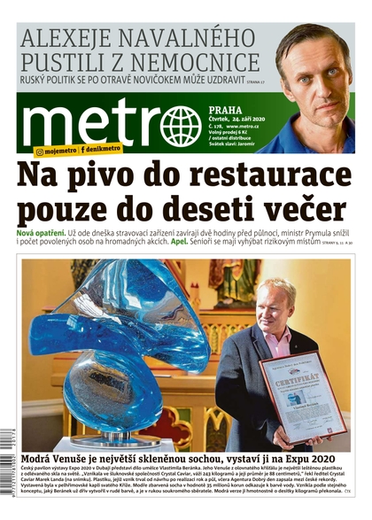 E-magazín METRO - 24.9.2020 - MAFRA, a.s.