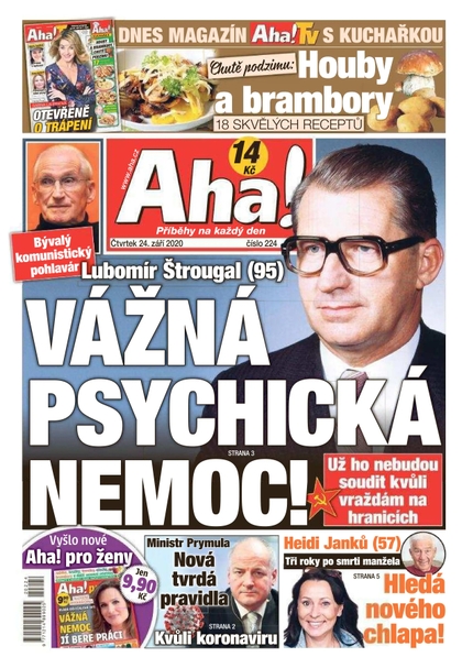 E-magazín AHA! - 24.9.2020 - CZECH NEWS CENTER a. s.