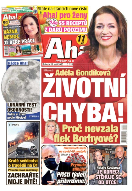 E-magazín AHA! - 26.9.2020 - CZECH NEWS CENTER a. s.