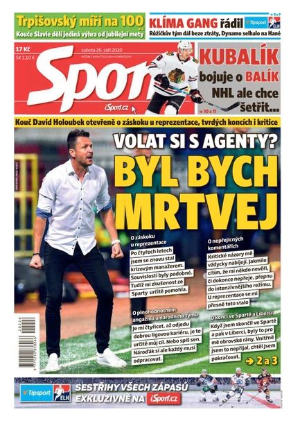 E-magazín Sport - 26.9.2020 - CZECH NEWS CENTER a. s.