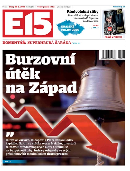 E-magazín E15 - 29.9.2020 - CZECH NEWS CENTER a. s.