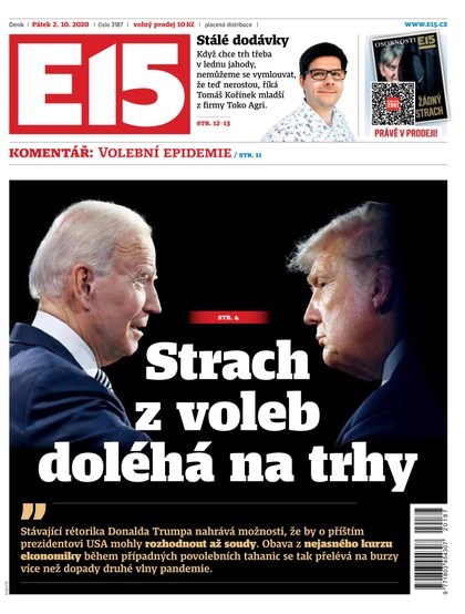 E-magazín E15 - 2.10.2020 - CZECH NEWS CENTER a. s.