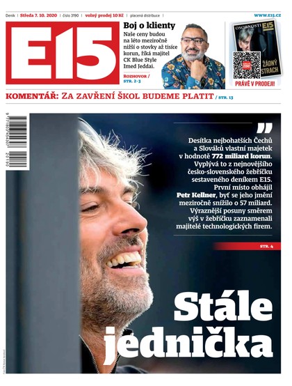 E-magazín E15 - 7.10.2020 - CZECH NEWS CENTER a. s.