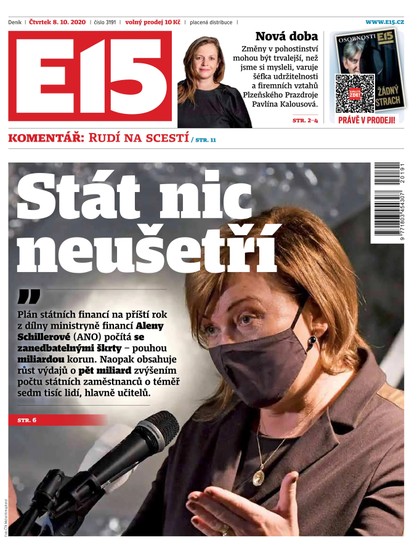 E-magazín E15 - 8.10.2020 - CZECH NEWS CENTER a. s.