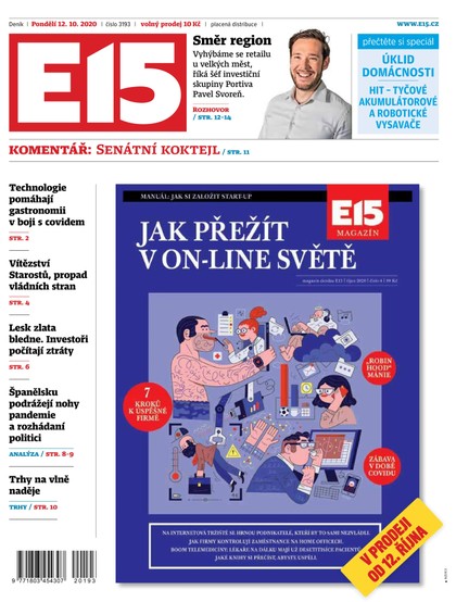 E-magazín E15 - 12.10.2020 - CZECH NEWS CENTER a. s.