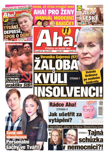 E-magazín AHA! - 26.10.2020 - CZECH NEWS CENTER a. s.