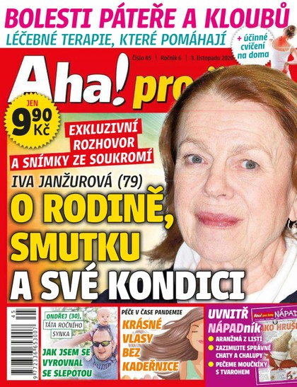 E-magazín AHA! pro ženy - 45/2020 - CZECH NEWS CENTER a. s.