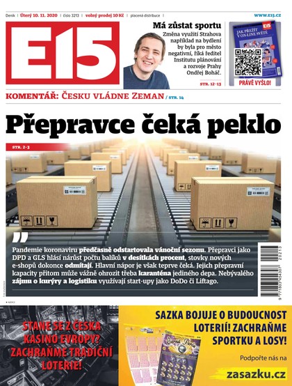 E-magazín E15 - 10.11.2020 - CZECH NEWS CENTER a. s.