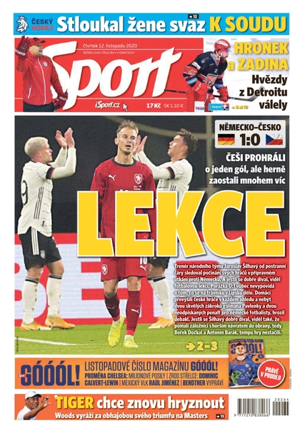 E-magazín Sport - 12.11.2020 - CZECH NEWS CENTER a. s.