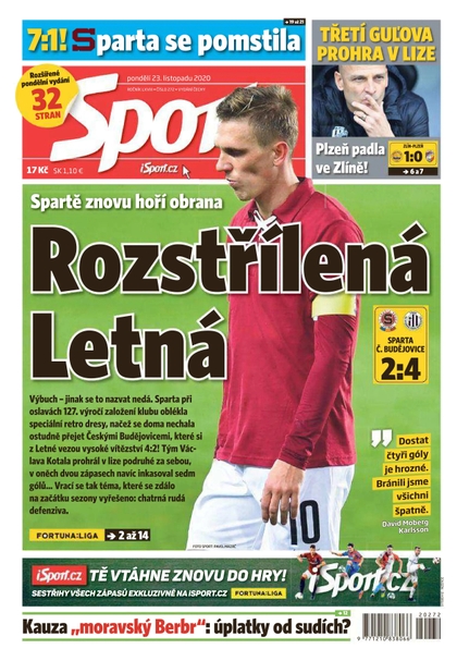 E-magazín Sport - 23.11.2020 - CZECH NEWS CENTER a. s.