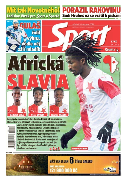 E-magazín Sport - 25.11.2020 - CZECH NEWS CENTER a. s.