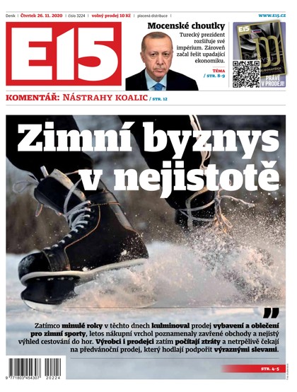 E-magazín E15 - 26.11.2020 - CZECH NEWS CENTER a. s.