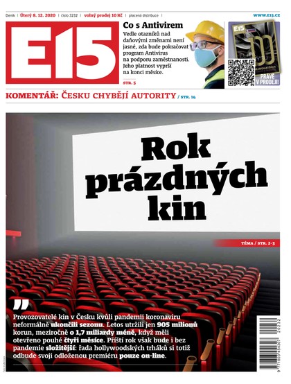 E-magazín E15 - 8.12.2020 - CZECH NEWS CENTER a. s.