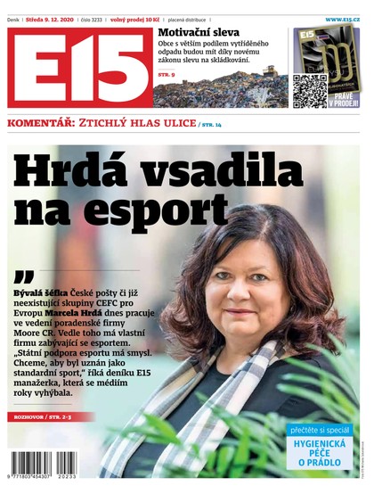 E-magazín E15 - 9.12.2020 - CZECH NEWS CENTER a. s.