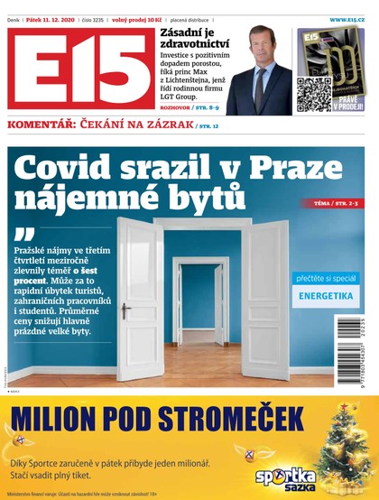 E-magazín E15 - 11.12.2020 - CZECH NEWS CENTER a. s.