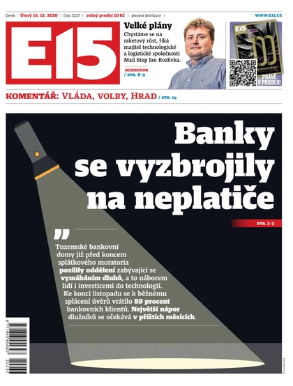 E-magazín E15 - 15.12.2020 - CZECH NEWS CENTER a. s.