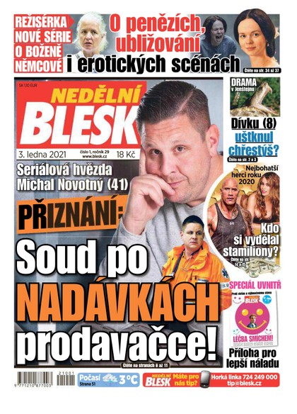 E-magazín Nedělní Blesk - 3.1.2021 - CZECH NEWS CENTER a. s.