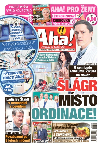 E-magazín AHA! - 13.1.2021 - CZECH NEWS CENTER a. s.