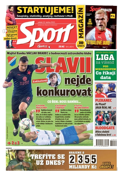 E-magazín Sport - 15.1.2021 - CZECH NEWS CENTER a. s.