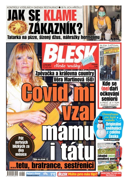 E-magazín Blesk - 19.1.2021 - CZECH NEWS CENTER a. s.