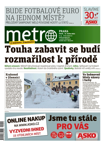 E-magazín METRO - 22.1.2021 - MAFRA, a.s.