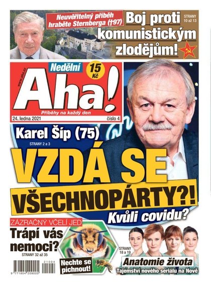 E-magazín Nedělní AHA! - 24.1.2021 - CZECH NEWS CENTER a. s.