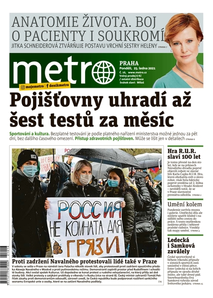 E-magazín METRO - 25.1.2021 - MAFRA, a.s.
