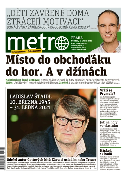 E-magazín METRO - 1.2.2021 - MAFRA, a.s.