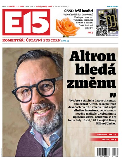 E-magazín E15 - 1.2.2021 - CZECH NEWS CENTER a. s.