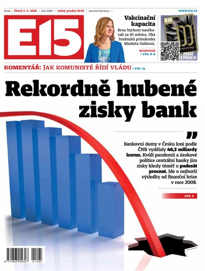 E-magazín E15 - 2.2.2021 - CZECH NEWS CENTER a. s.