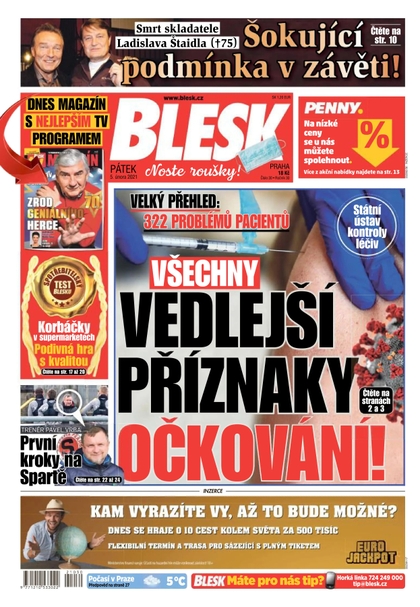 E-magazín Blesk - 5.2.2021 - CZECH NEWS CENTER a. s.