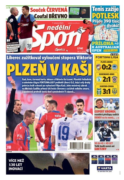 E-magazín Nedělní Sport - 7.2.2021 - CZECH NEWS CENTER a. s.