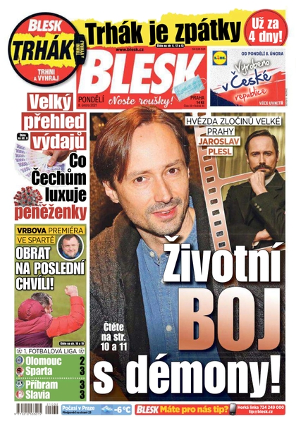 E-magazín Blesk - 8.2.2021 - CZECH NEWS CENTER a. s.