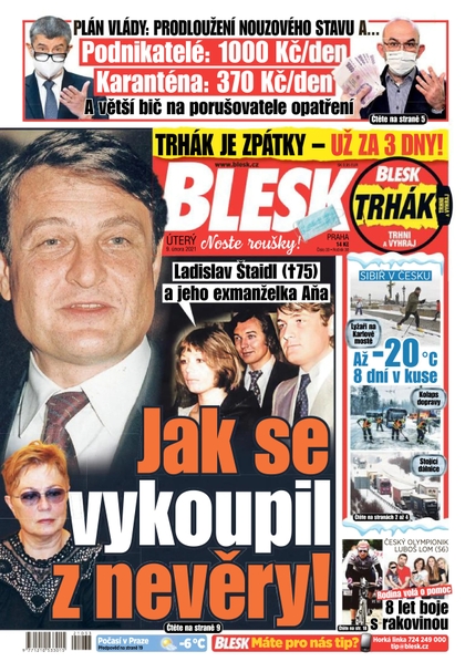 E-magazín Blesk - 9.2.2021 - CZECH NEWS CENTER a. s.