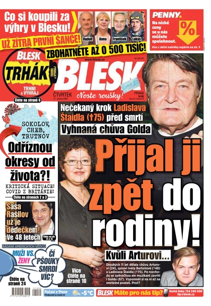 E-magazín Blesk - 11.2.2021 - CZECH NEWS CENTER a. s.