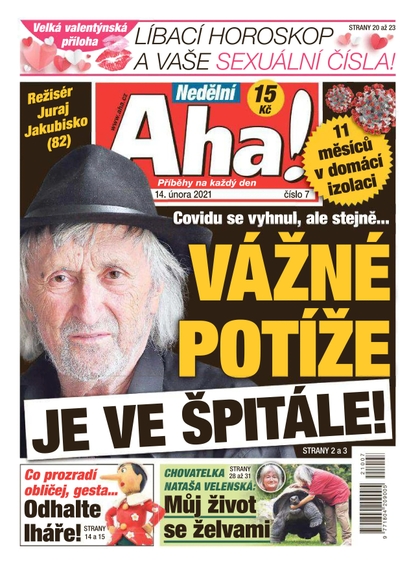 E-magazín Nedělní AHA! - 14.2.2021 - CZECH NEWS CENTER a. s.